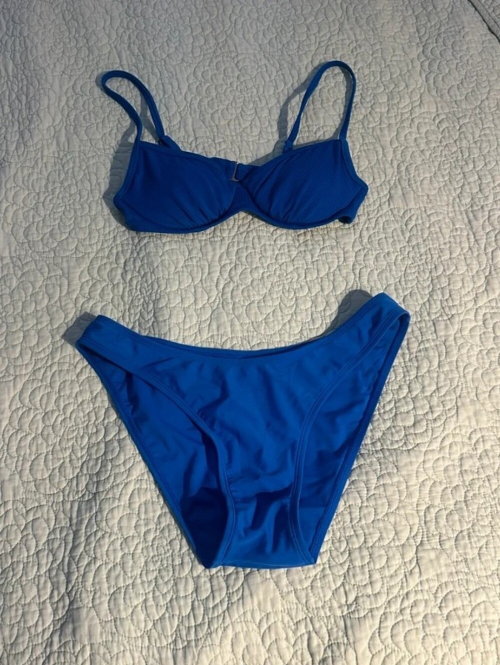 Blue Women's Two-Piece Bikini Swim Set